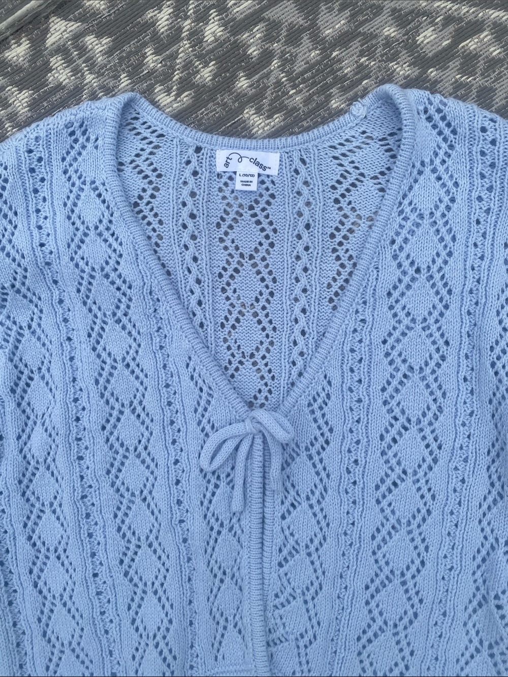 Art class crochet cardigan - Picture 2 of 4